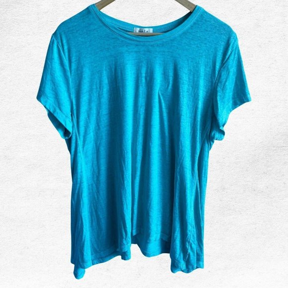 Style Co Womens Burnout V Neck T Shirt White Size Medium main image 1